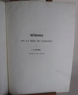Mémoire sur la série de Lagrange.