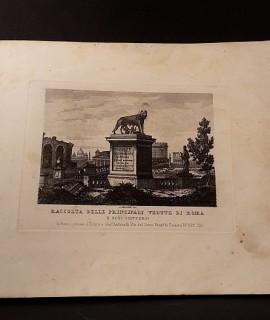 Nuova raccolta delle principali vedute antiche e moderne dell'alma città di Roma e sue vicinanze. Disegnate dal vero da più celebri artisti. 