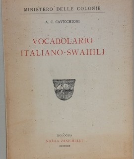 Vocabolario italiano-swahili.